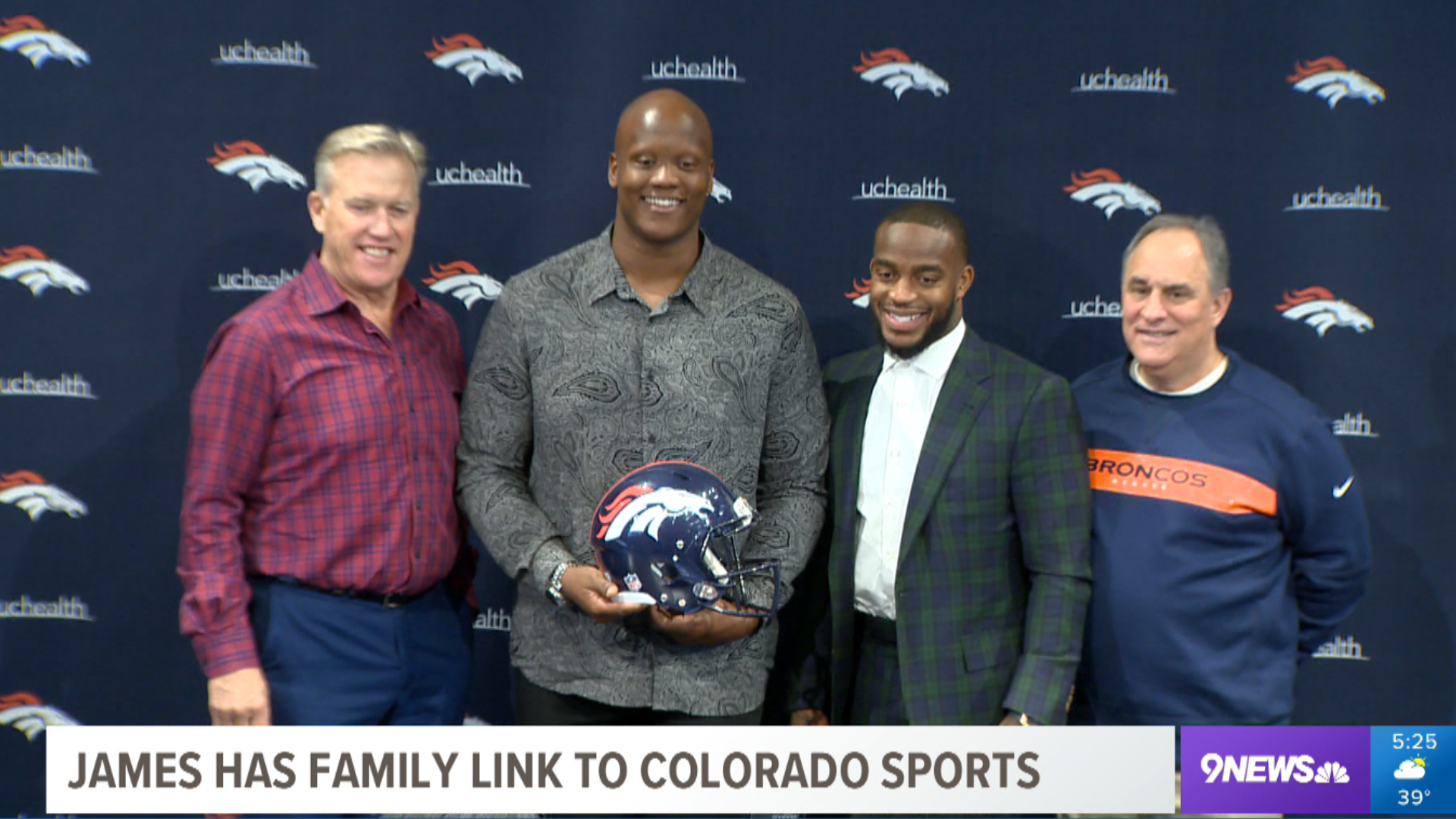 The Denver Broncos' newest offensive tackle is married to Rainey Gaffin, a Colorado prep softball legend.