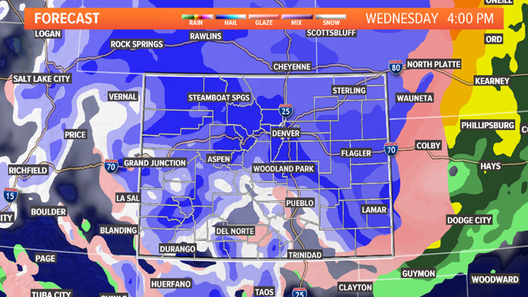 Snow forecast for Denver, Colorado and the Front Range ...