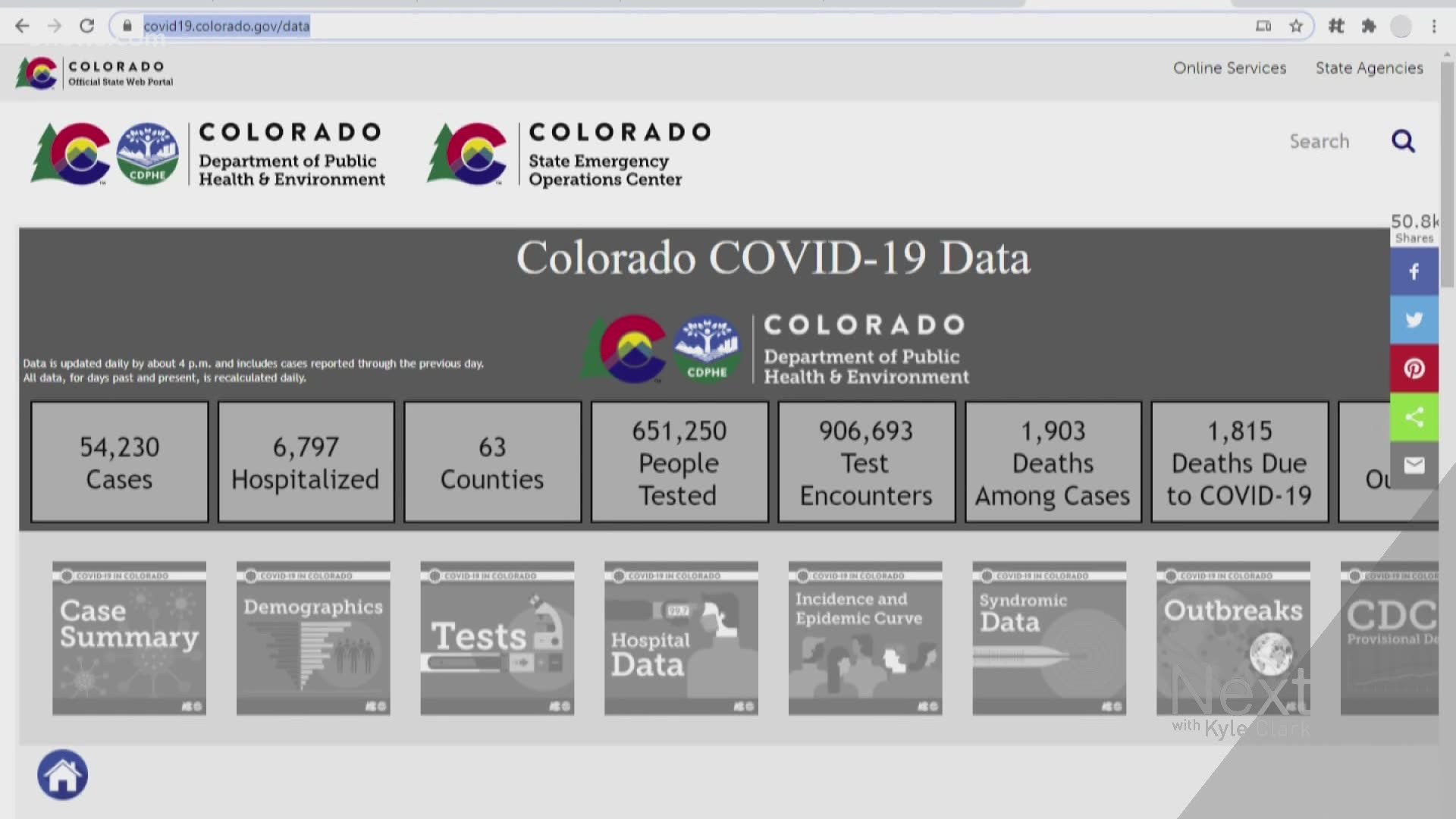 Colorado has rolled out a new system for publicly sharing data about COVID-19 in the state.