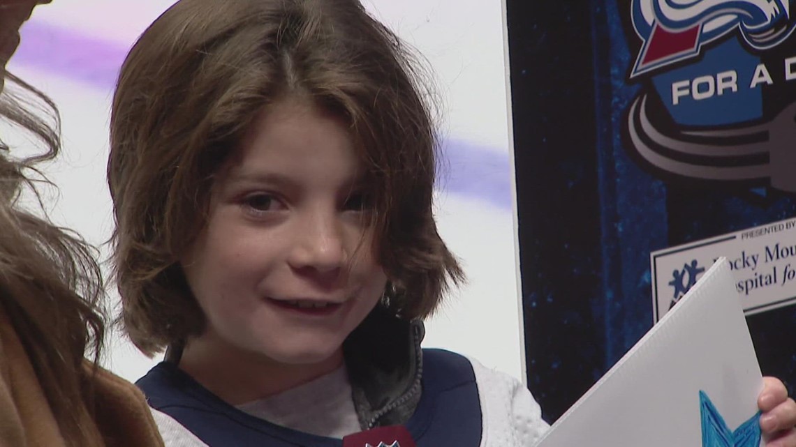 Colorado boy gets wish to become Avalanche player for a day