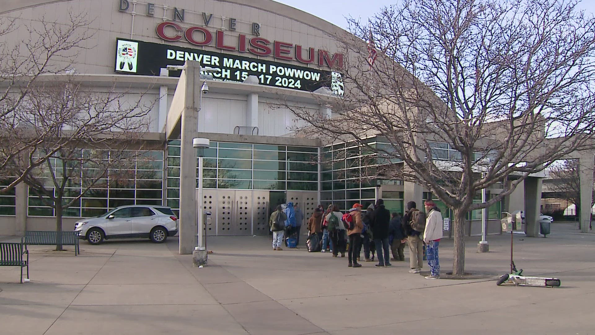 This is the first time Denver has operated a 24/7 warming center when temperatures are below freezing, but above 20 degrees.