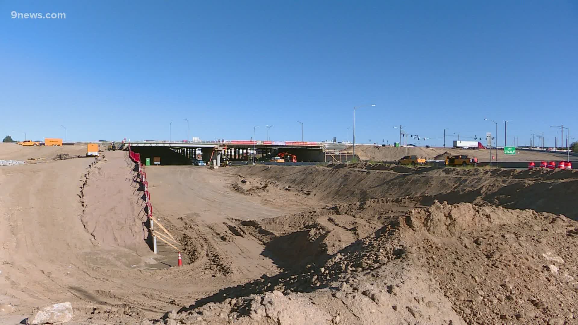 The project will make over a 10-mile portion of the interstate through north Denver.