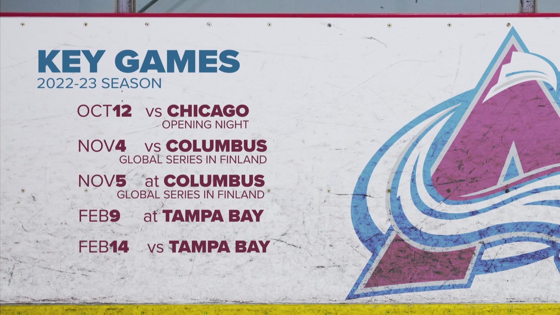 NHL Selects Avalanche For 2022 NHL Global Series, Colorado Will Play 2  Games In Finland - CBS Colorado