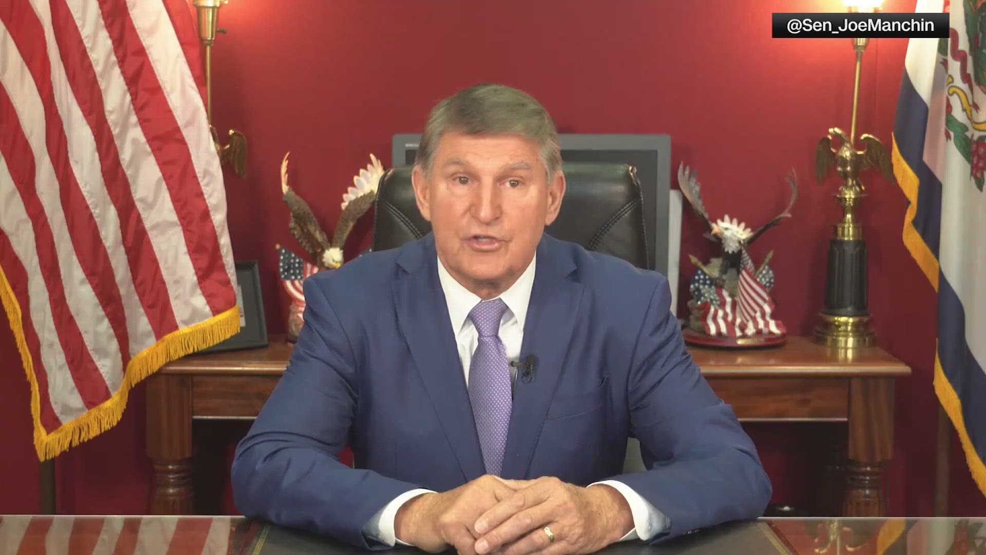 West Virginia's Democratic Senator Joe Manchin announced today he will not seek reelection next year.