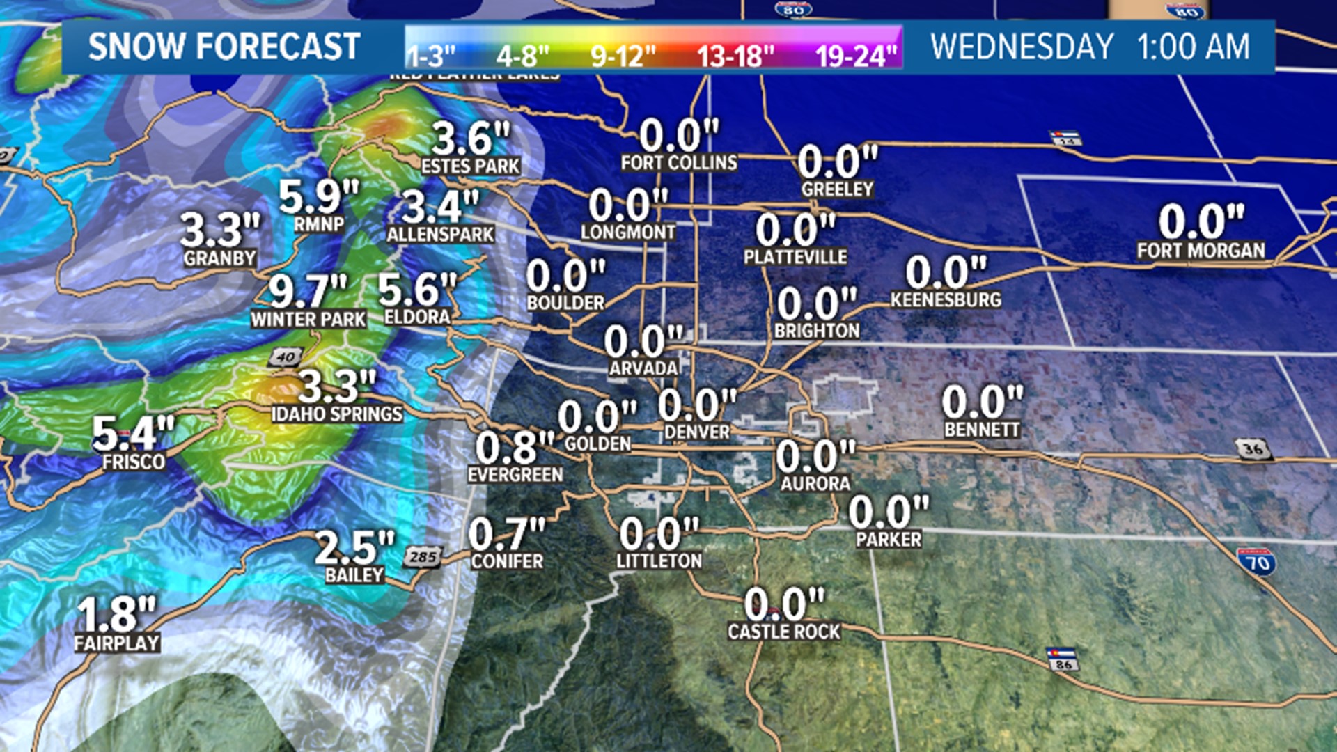 Snow is in the forecast: When will Denver see the flakes fall? | 9news.com