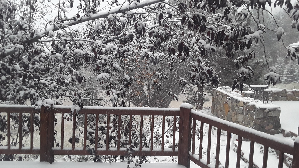 It snowed in Colorado! Check out snow totals here
