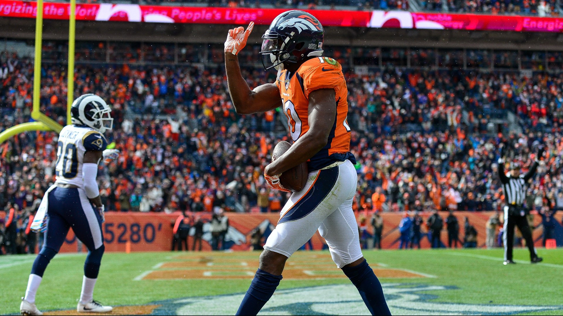 October 15, 2017: Denver Broncos wide receiver Emmanuel Sanders