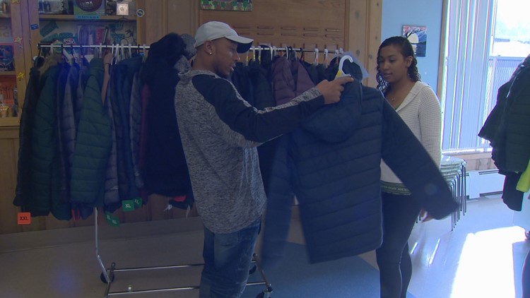 These kids got to pick a coat that fits their style thanks to Broncos'  Chris Harris Jr.