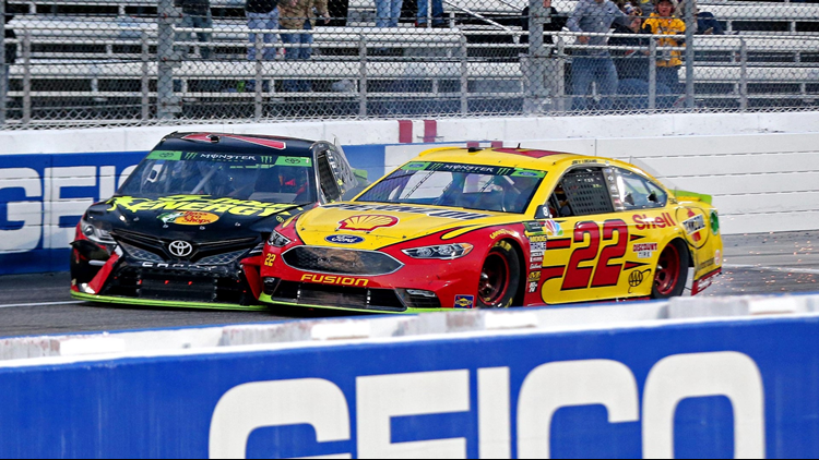 Joey Logano Bumps Past Truex For Martinsville Win | 9news.com