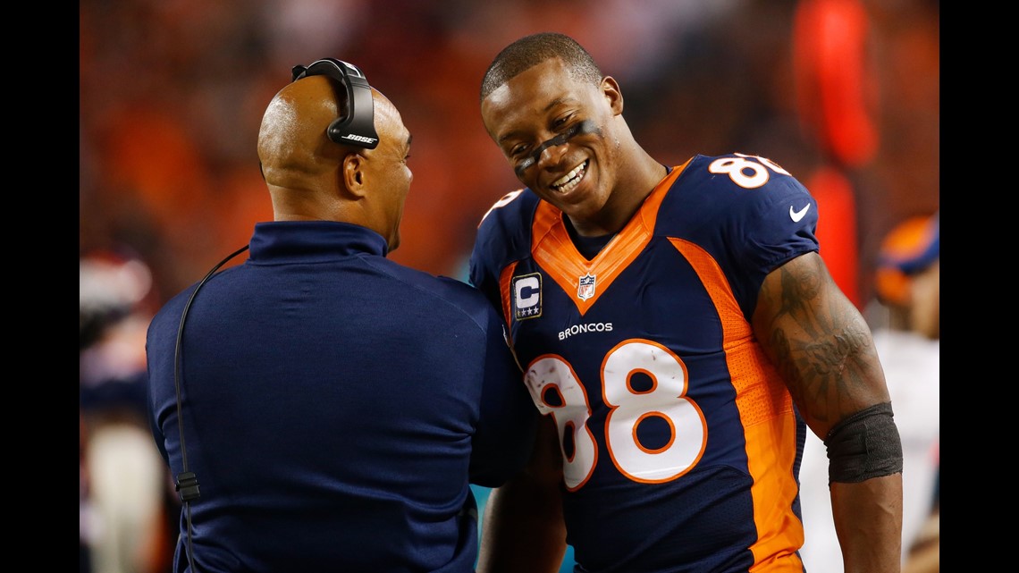 Demaryius Thomas being posthumously inducted into Colorado Sports Hall of  Fame