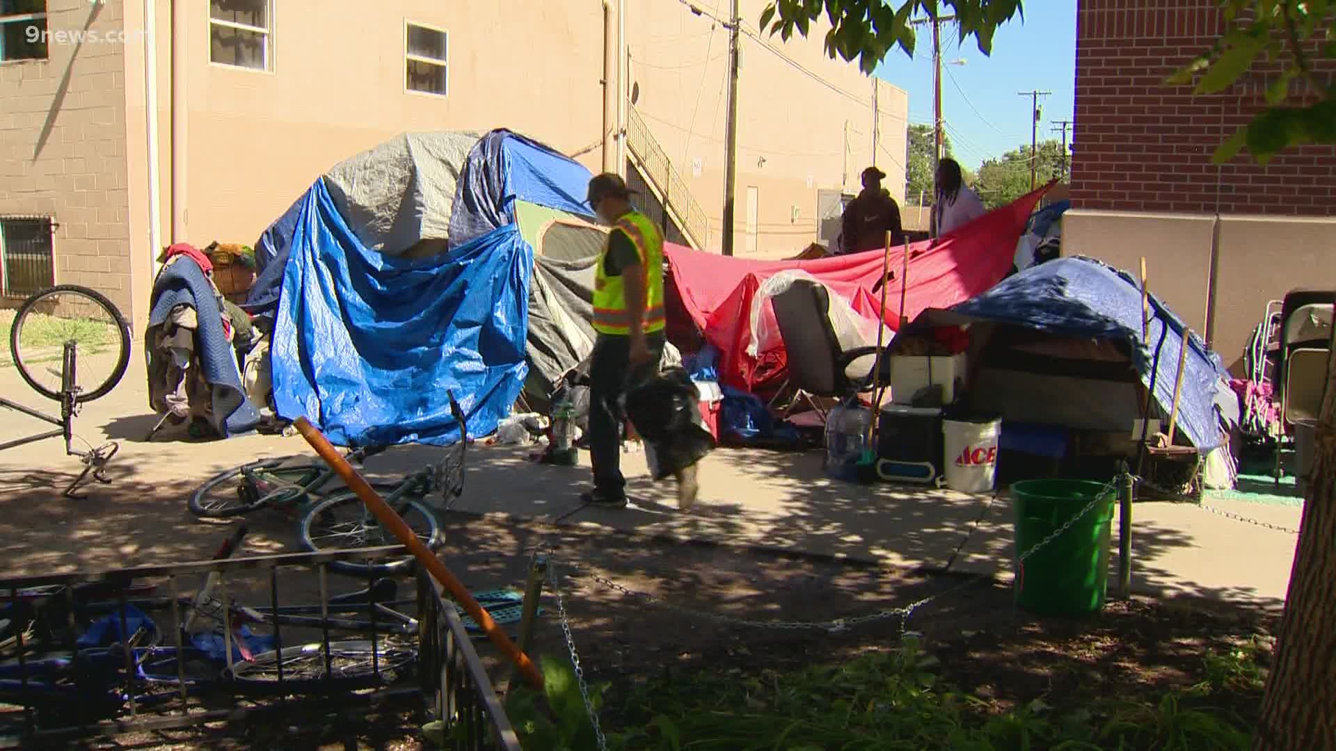 The Five Points housing outre ach team supports a city-sanctioned campsite in their neighborhood.