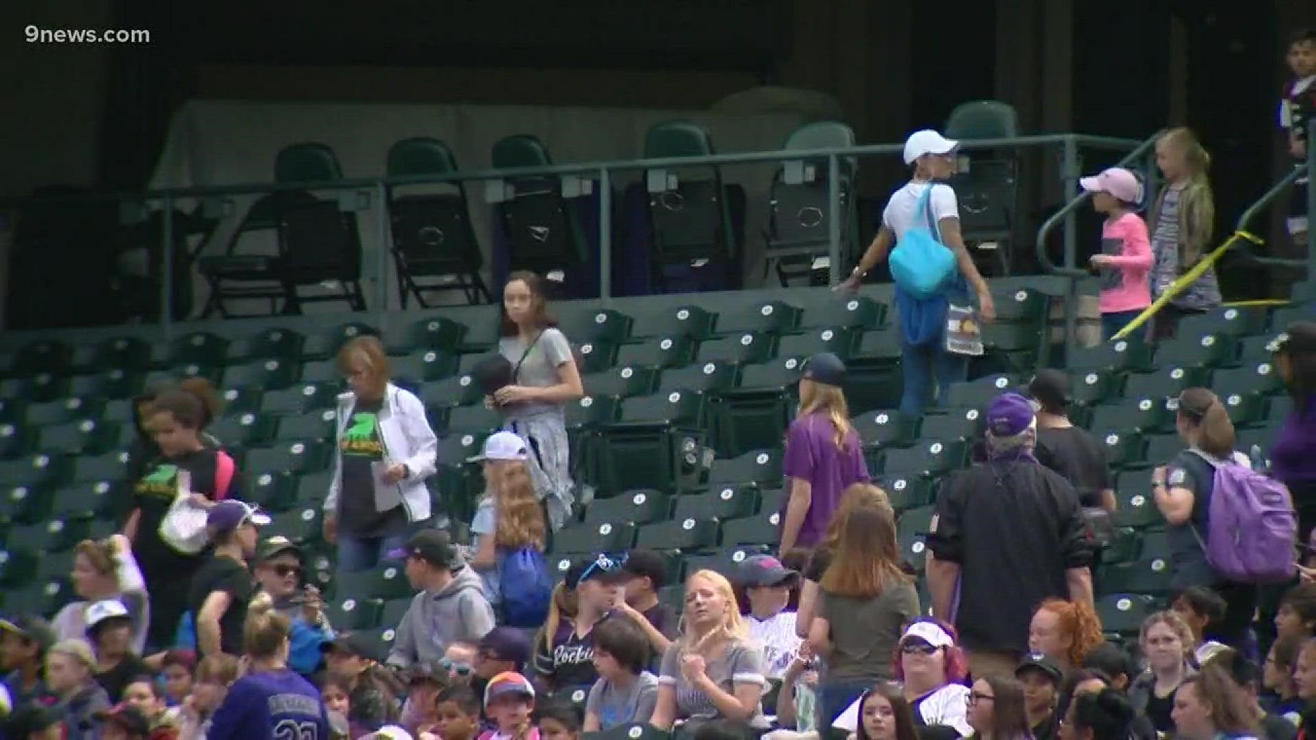The Colorado Rockies, Steve Spangler Science, 9NEWS and Colorado State University teamed up to launch the 10th Annual Weather and Science Day at Coors Field.