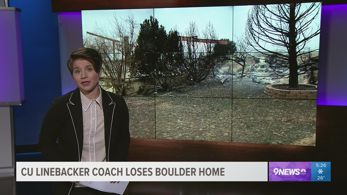 CU linebackers coach loses Boulder home to wildfire