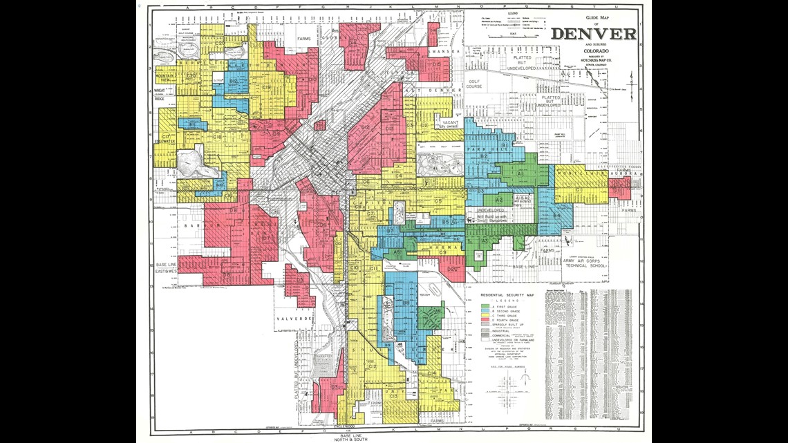 Denver Real Property Maps New Exhibit In Denver Focused On Redlining Aims To Educate And Collect Stories 9news Com