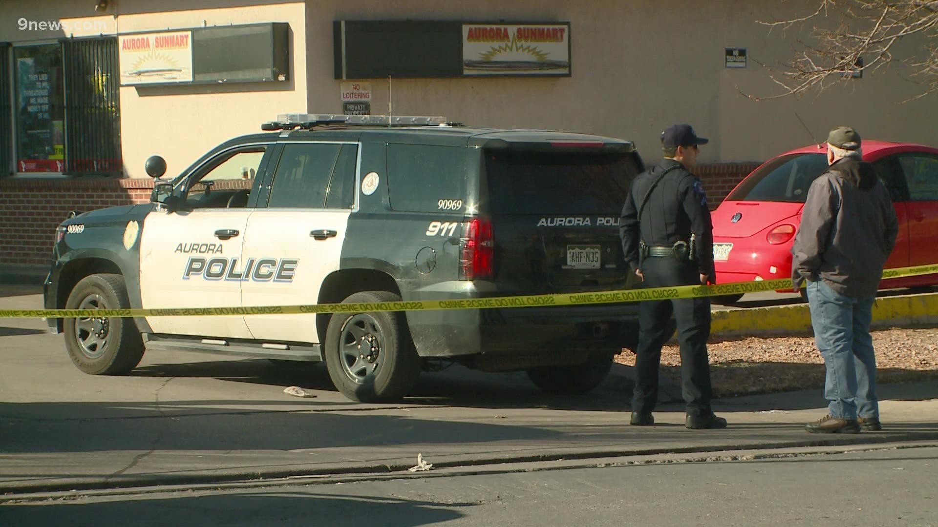 The shooting happened near East Colfax Avenue and Oswego Street.