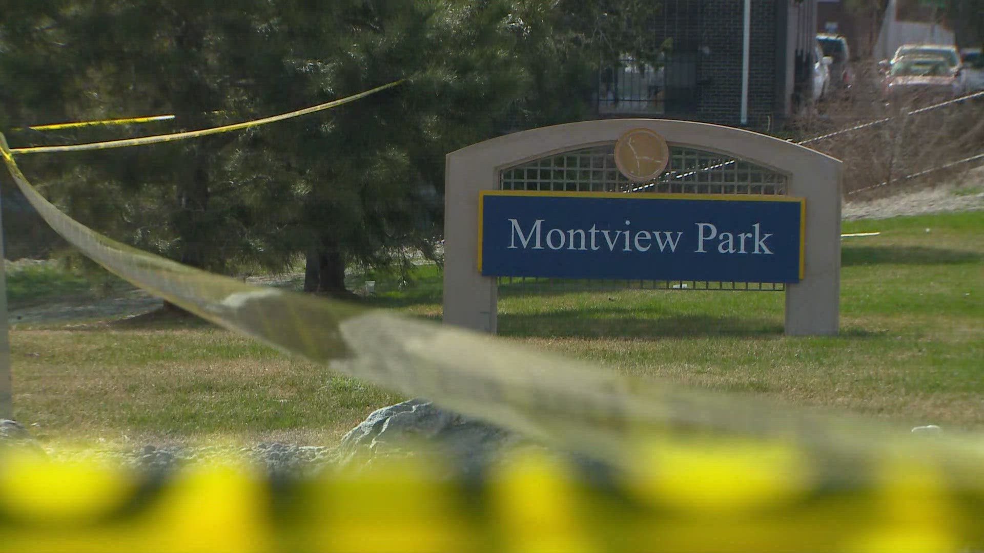 Police are looking for two suspects in the shooting at Montview Park Thursday.