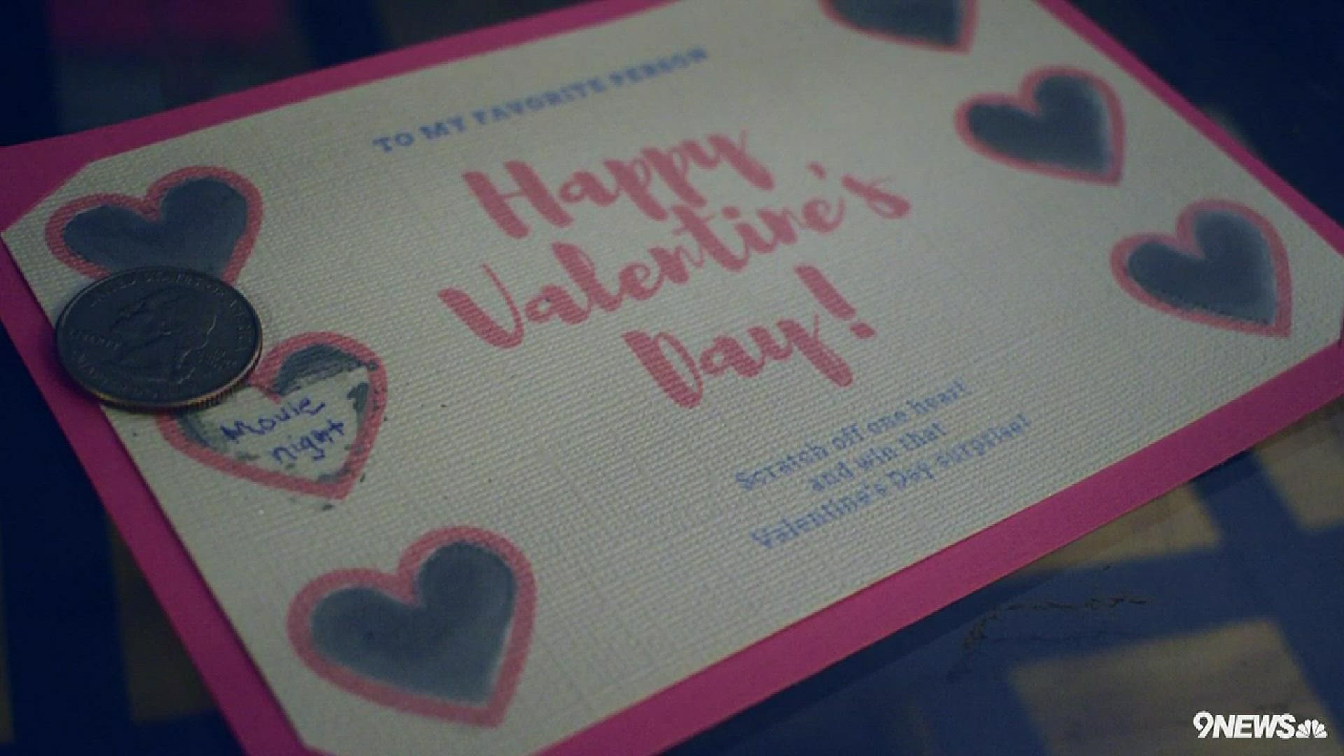 Need a last minute Valentine's Day gift? Make these cute and creative scratch-off cards for your loved one.