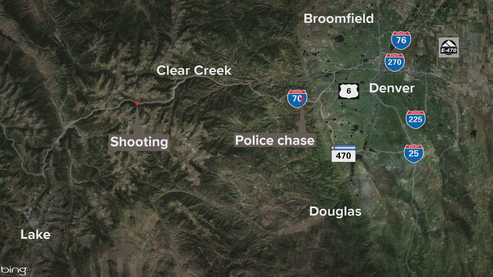 Two people are facing charges in an apparent road rage shooting today in Clear Creek County.