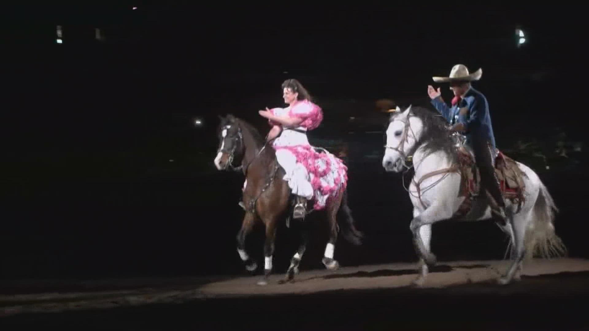 Filled with cultural pageantry, the Mexican Rodeo Extravaganza features Mexican-style bull riding, bareback riding, Mariachi music, side saddle girls and more.