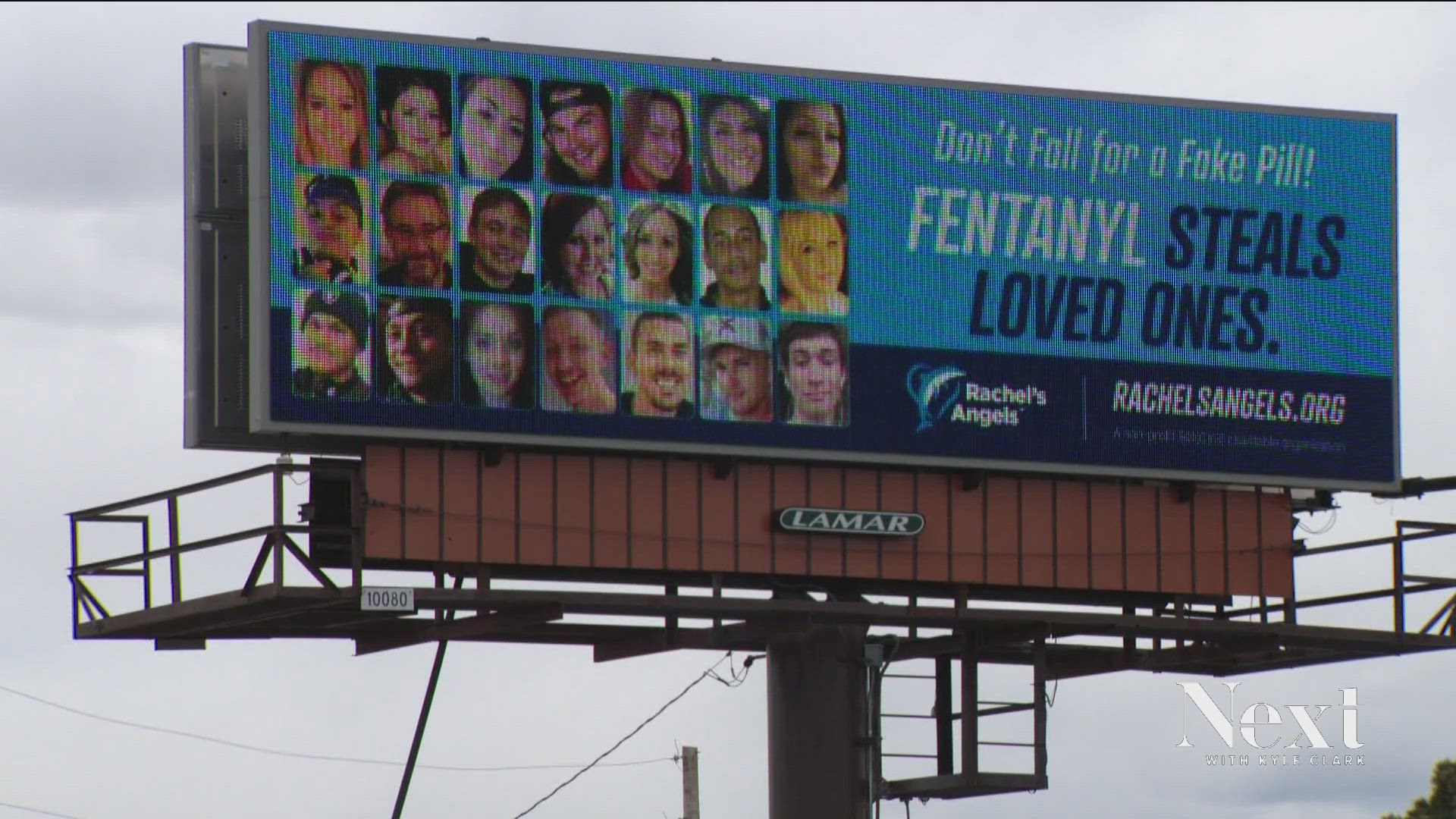 The billboard is a mother's hope to catch our eye and create conversations about what fentanyl is doing in Colorado.