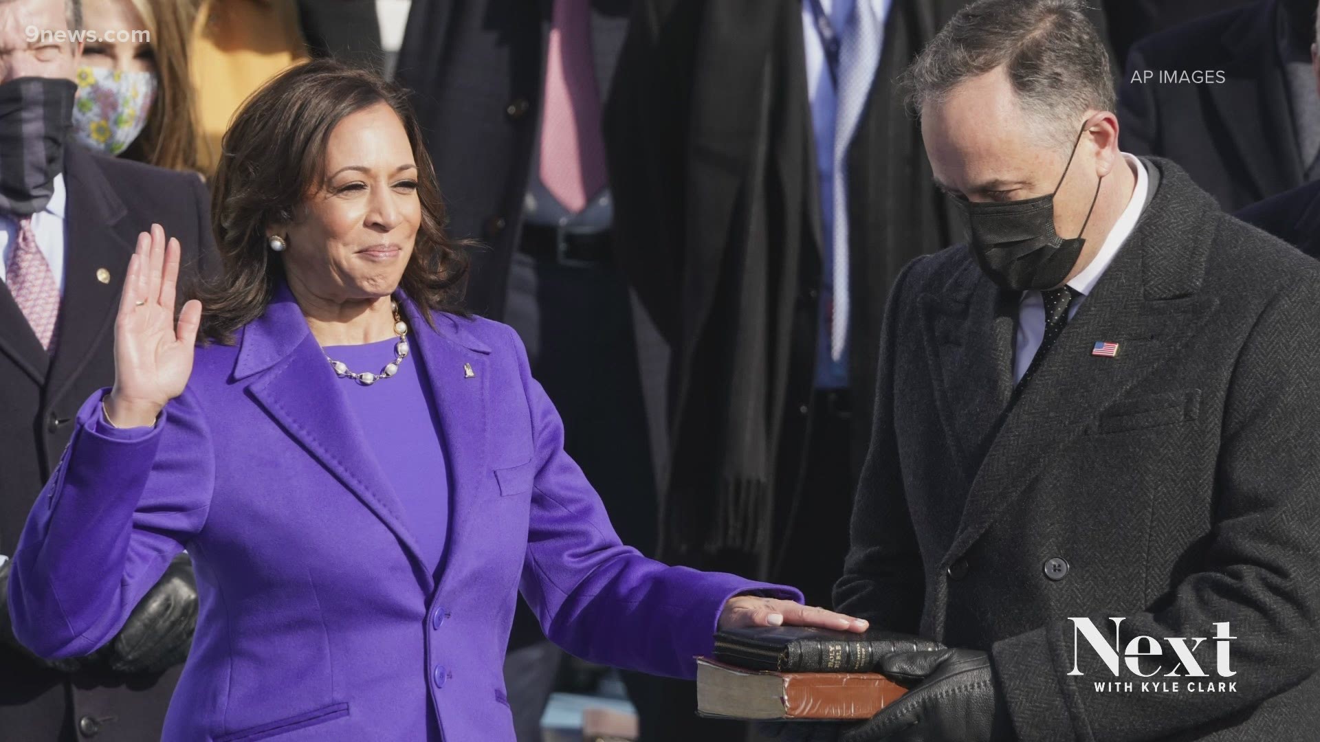 Vice President Kamala Harris, 56, shattered racial and gender barriers Wednesday when she was sworn into office.
