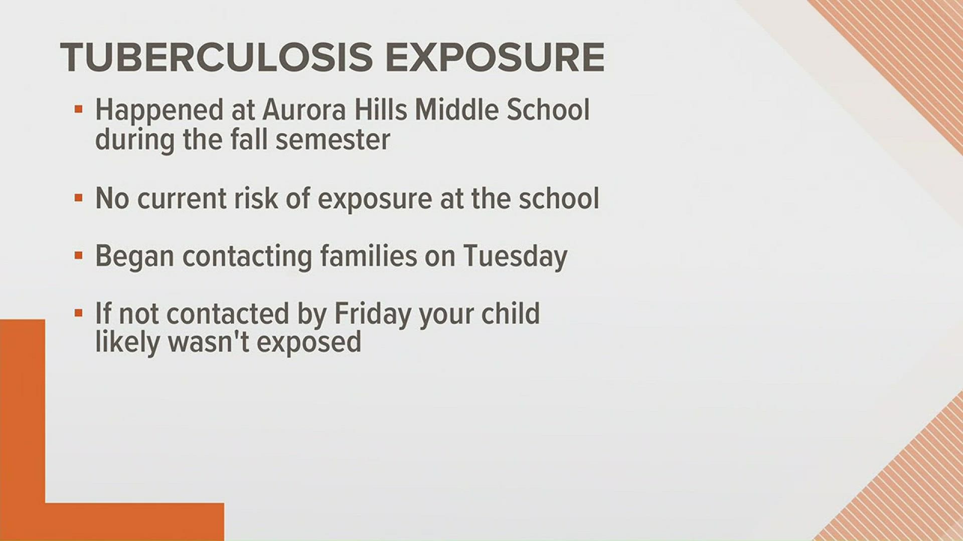An expert from Denver Public Health talks about Tuberculosis after word came that students and staff at Aurora Hills Middle School may have been exposed to a person with the disease.