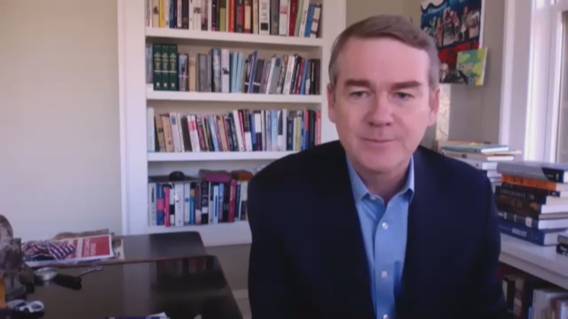 Sen. Michael Bennet speaks on end of Afghanistan war – 9News