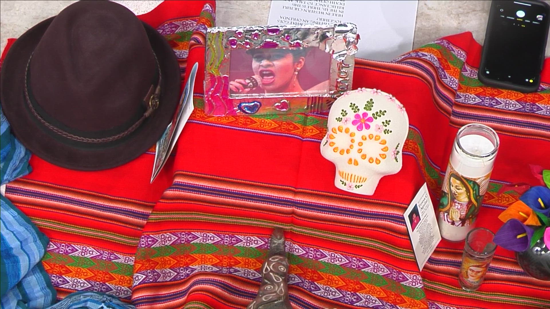 Mandy Medrano with the Latino Cultural Arts Center in Denver shows us how to make an ofrenda for Día de los Muertos.