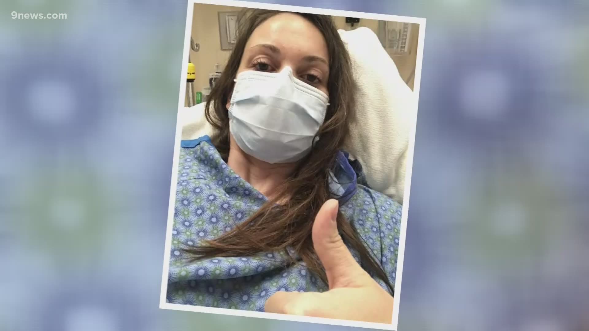 A month and a half after her first time with the virus, the woman in Lafayette found out she was positive again.