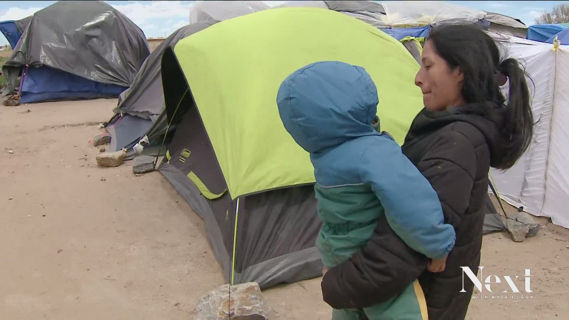 City of Denver sweeps migrant encampment Wednesday | 9news.com
