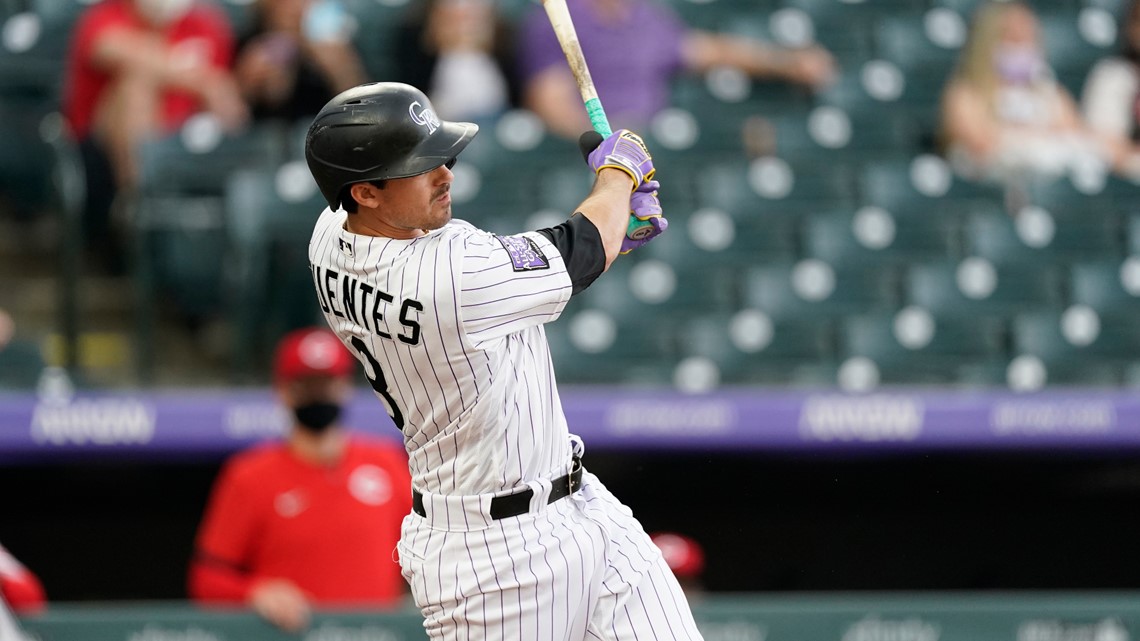 Fuentes, Rockies split doubleheader with virus-short Padres