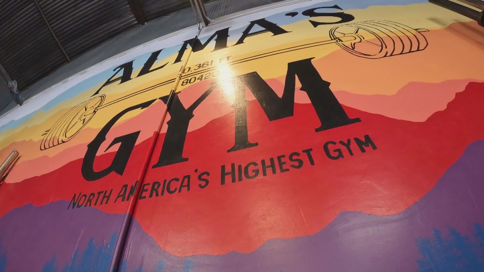 The newly opened Alma's Gym is located at 10,361 feet, making it the highest elevation gym in North America.