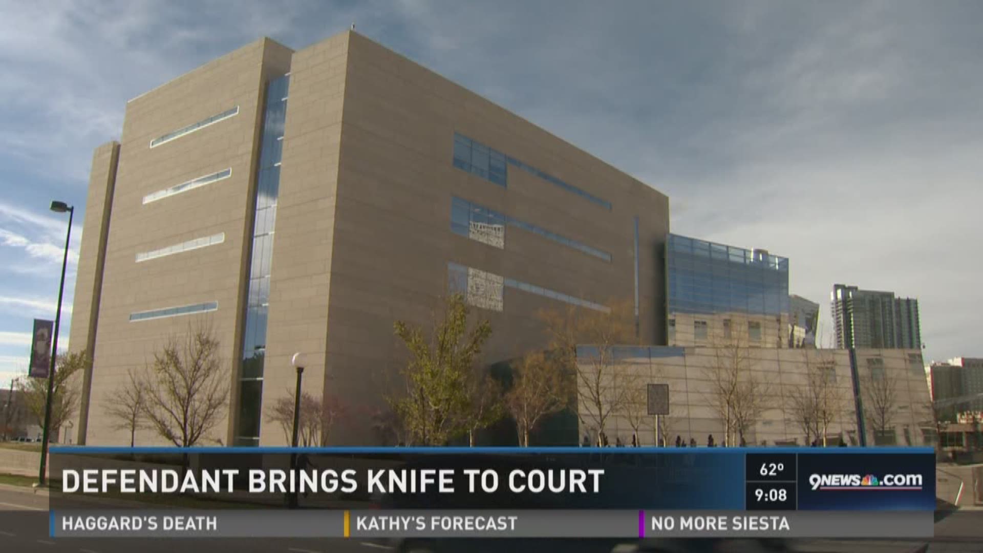 Defendant brings knife into Denver County courtroom