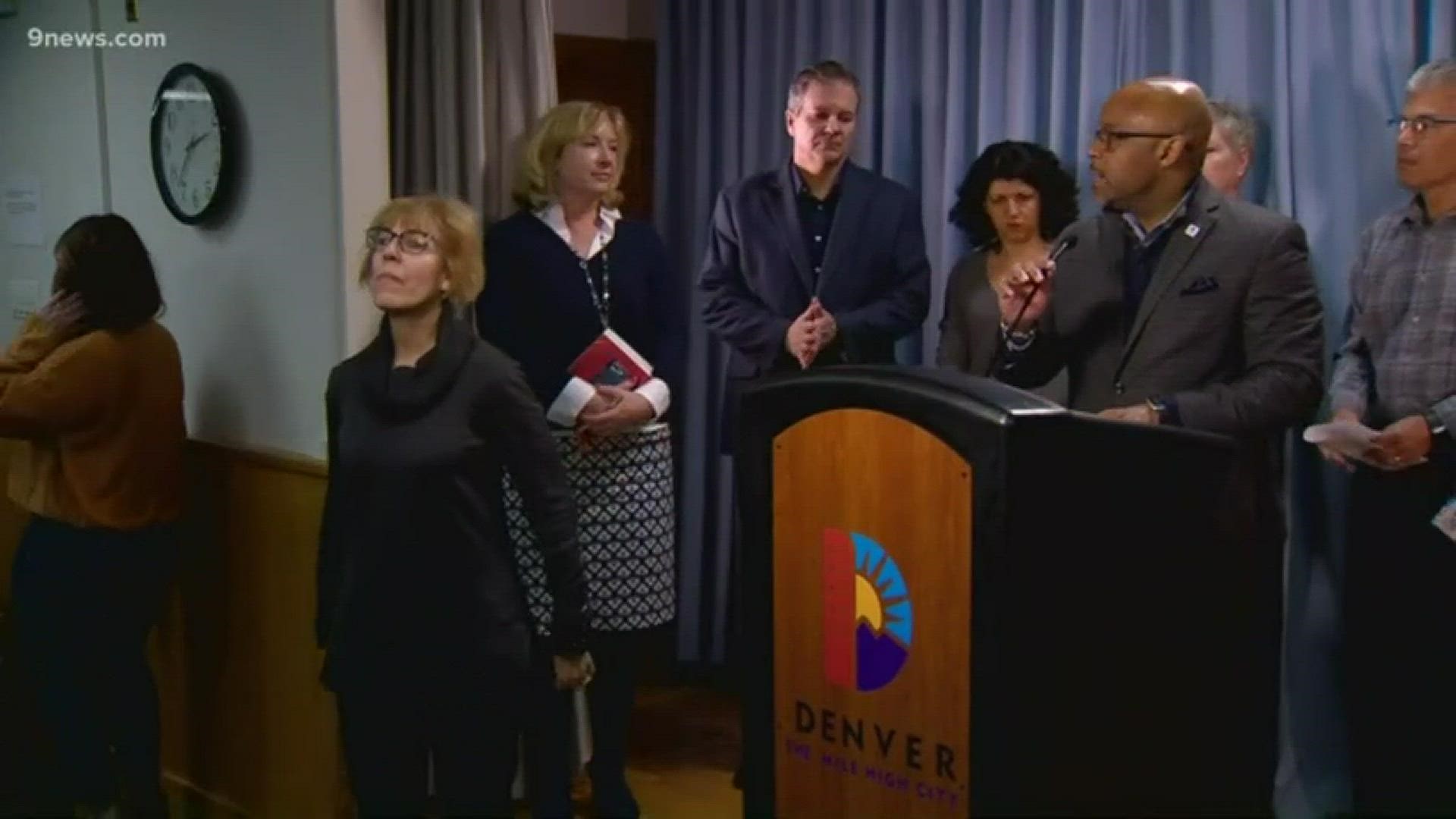 The closures include Red Rocks and the Denver Center for Performing Arts.