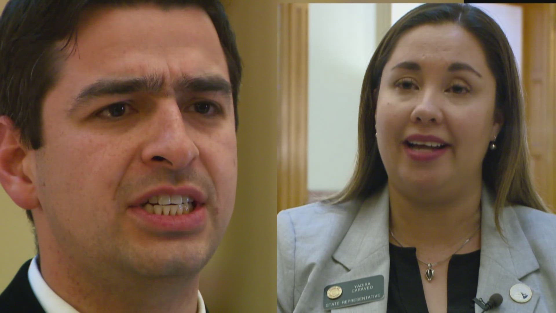 The race between Republican Gabe Evans and Democratic incumbent Yadira Caraveo in Colorado's 8th Congressional District is too close to call as of Wednesday morning.