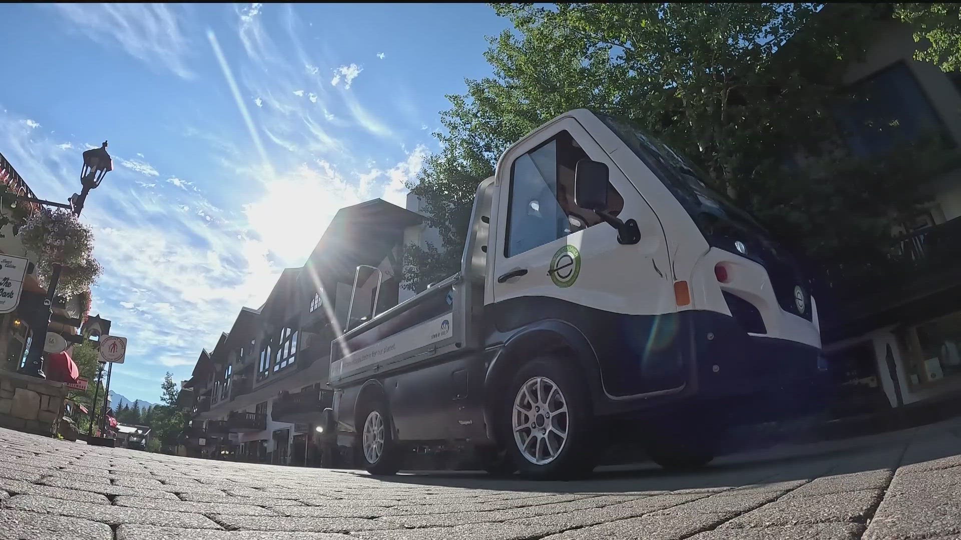 The town of Vail is looking to expand a program that has taken large delivery trucks out of the core of town and replaced them with small electric vehicles for deliv