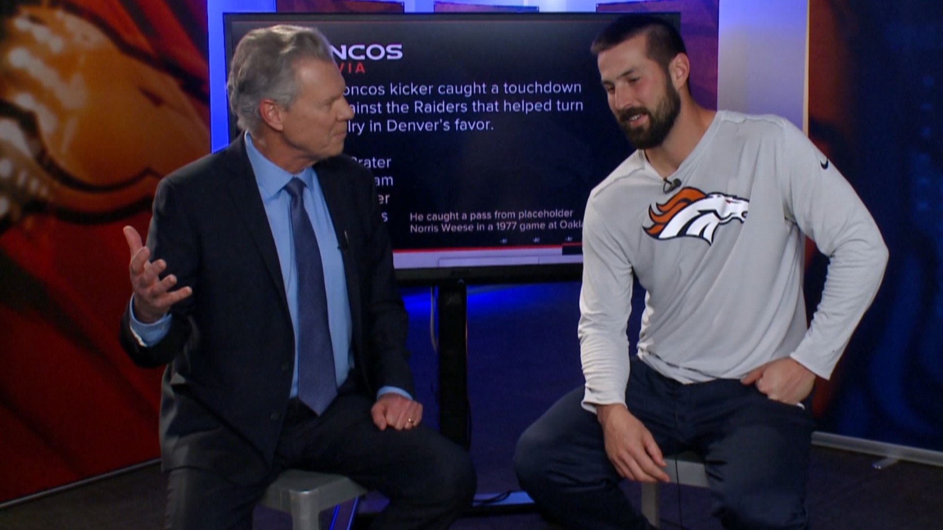 Broncos Insider Mike Klis sits down with kicker Brandon McManus to see how well he knows his team history.