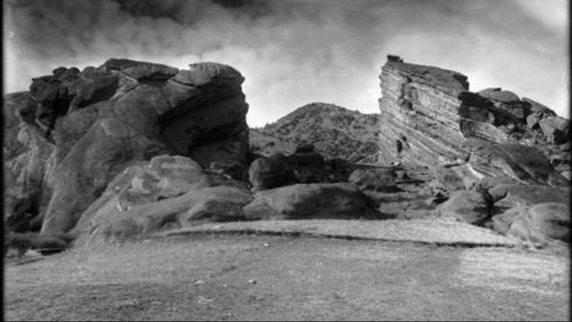 Red Rocks Colorado History Vintage Photos 7101