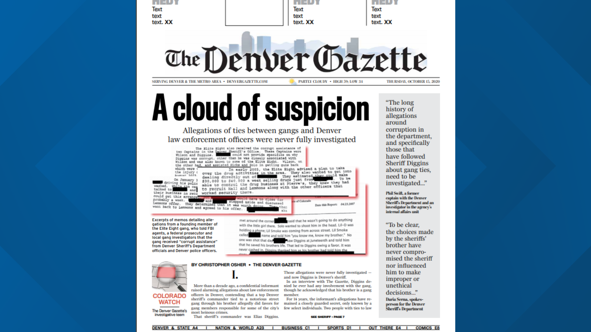 Allegations Of Ties Between Gangs And Denver Sheriff’s Department ...