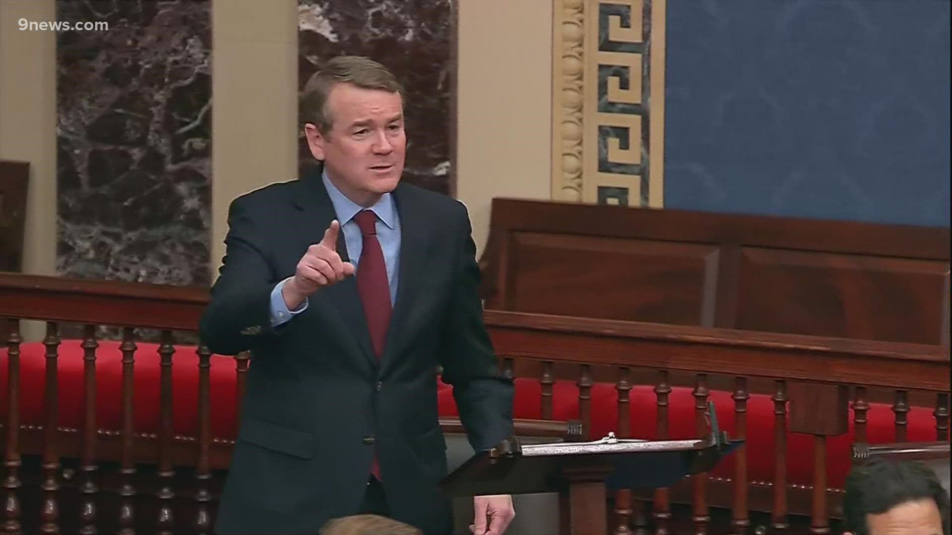 Democratic Colorado Sen. Michael Bennet urged his colleagues to pass voting rights legislation to make all of America's voting more like his home state's.