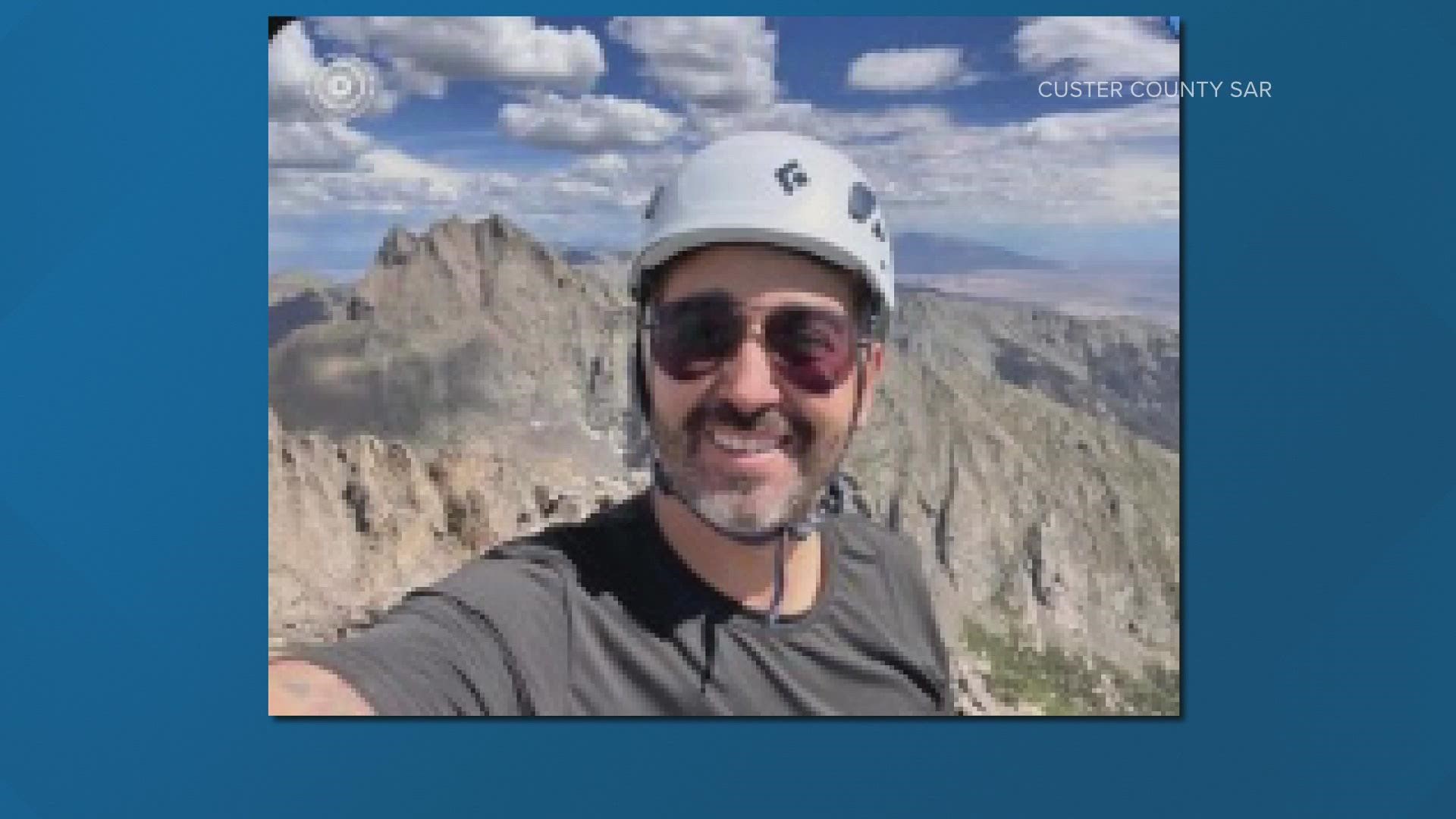 The man didn't return to the trailhead after reaching the summit of the 14er in southern Colorado on Saturday.