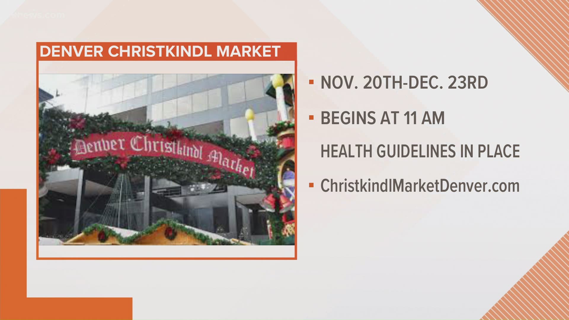 Williams Reed talks about changes made for the 2020 Denver Christkindl Market due to COVID-19.