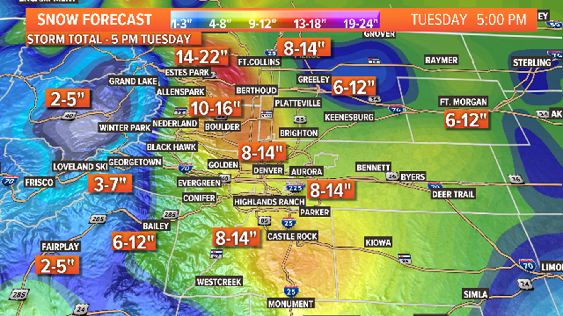 Colorado snowstorm coverage Thanksgiving week | 9news.com