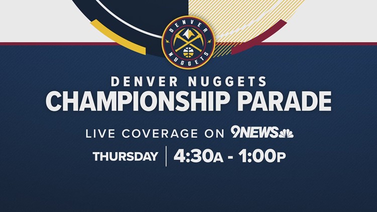 Nuggets' championship parade to be held Thursday in Downtown Denver