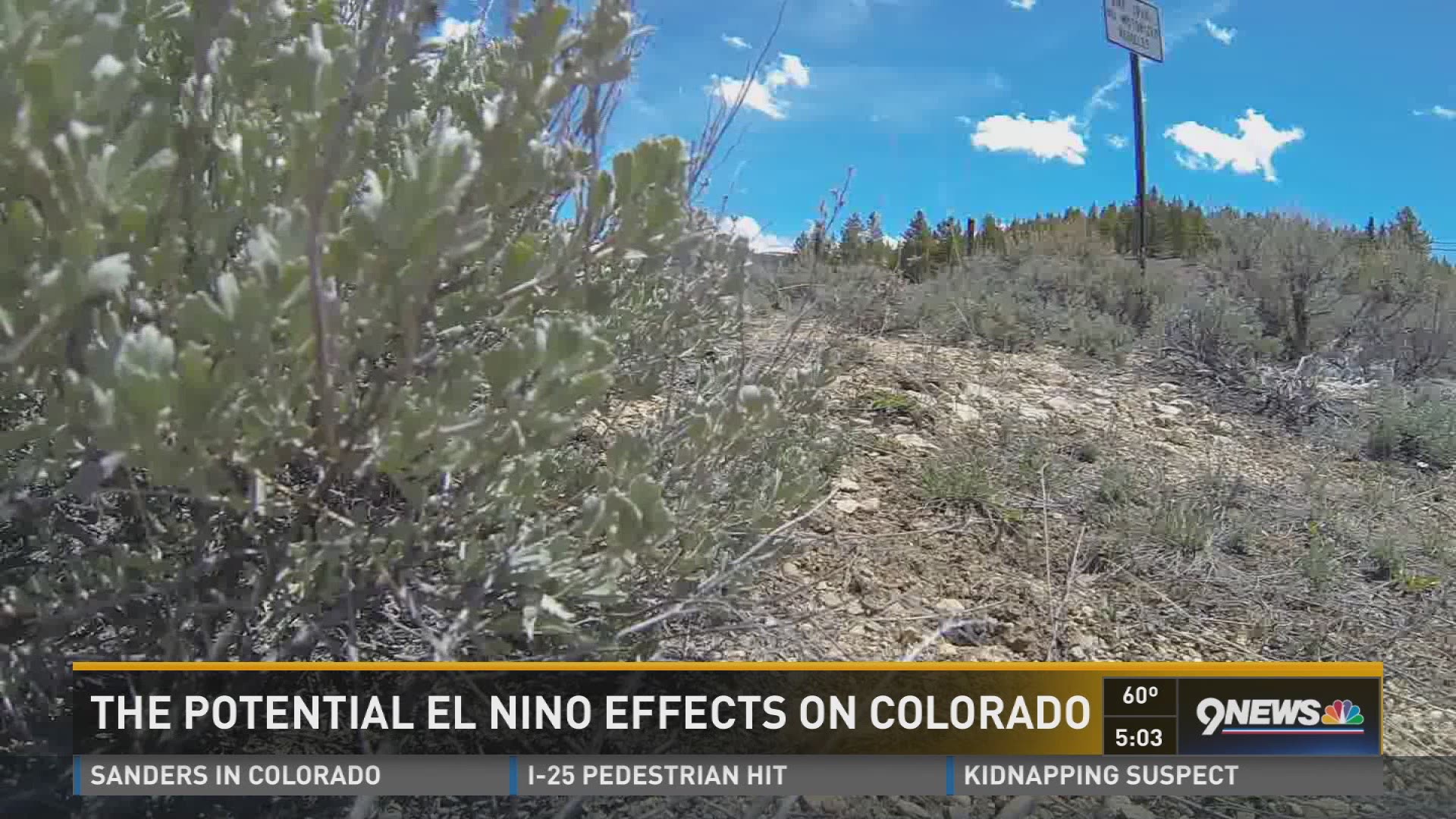 The potential El Nino effects on Colorado