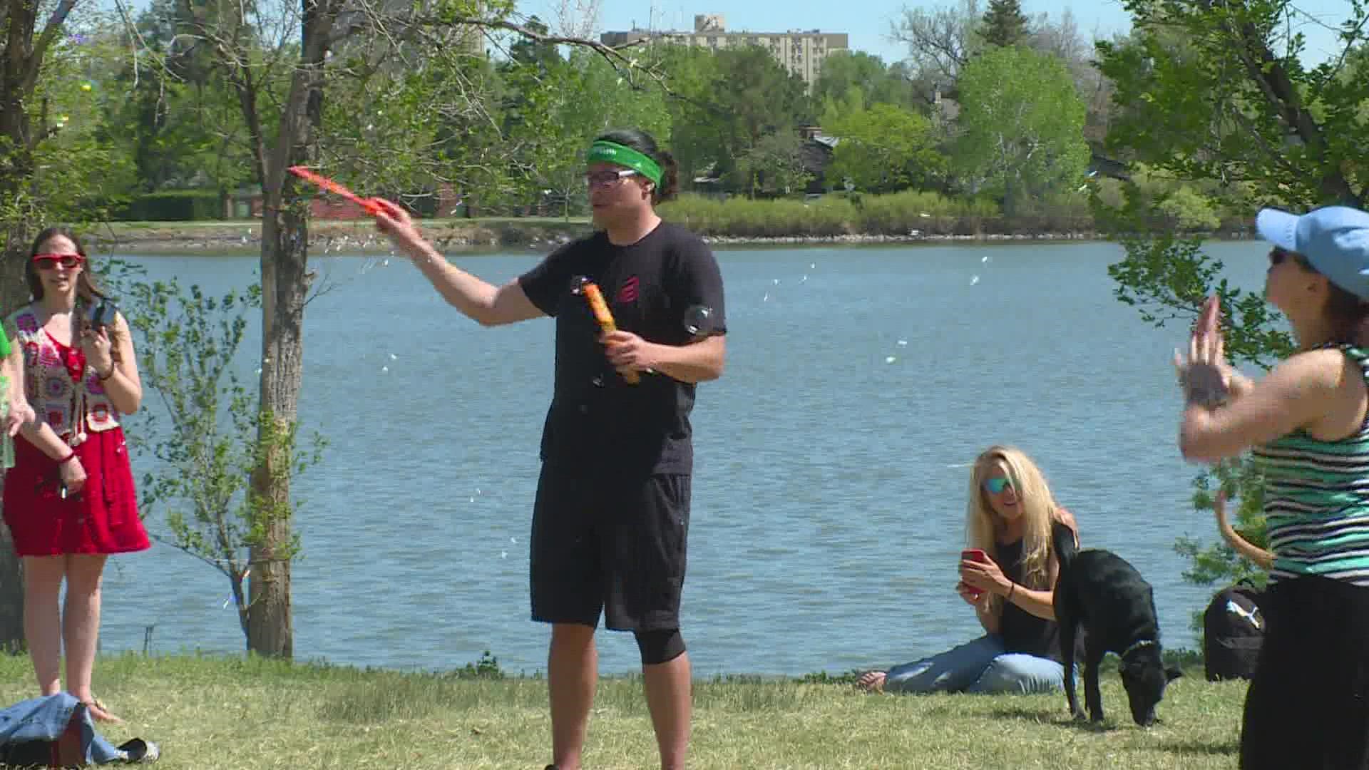 Anyone can meet up in parks around Denver twice a week to dance and bring awareness to mental health advocacy.