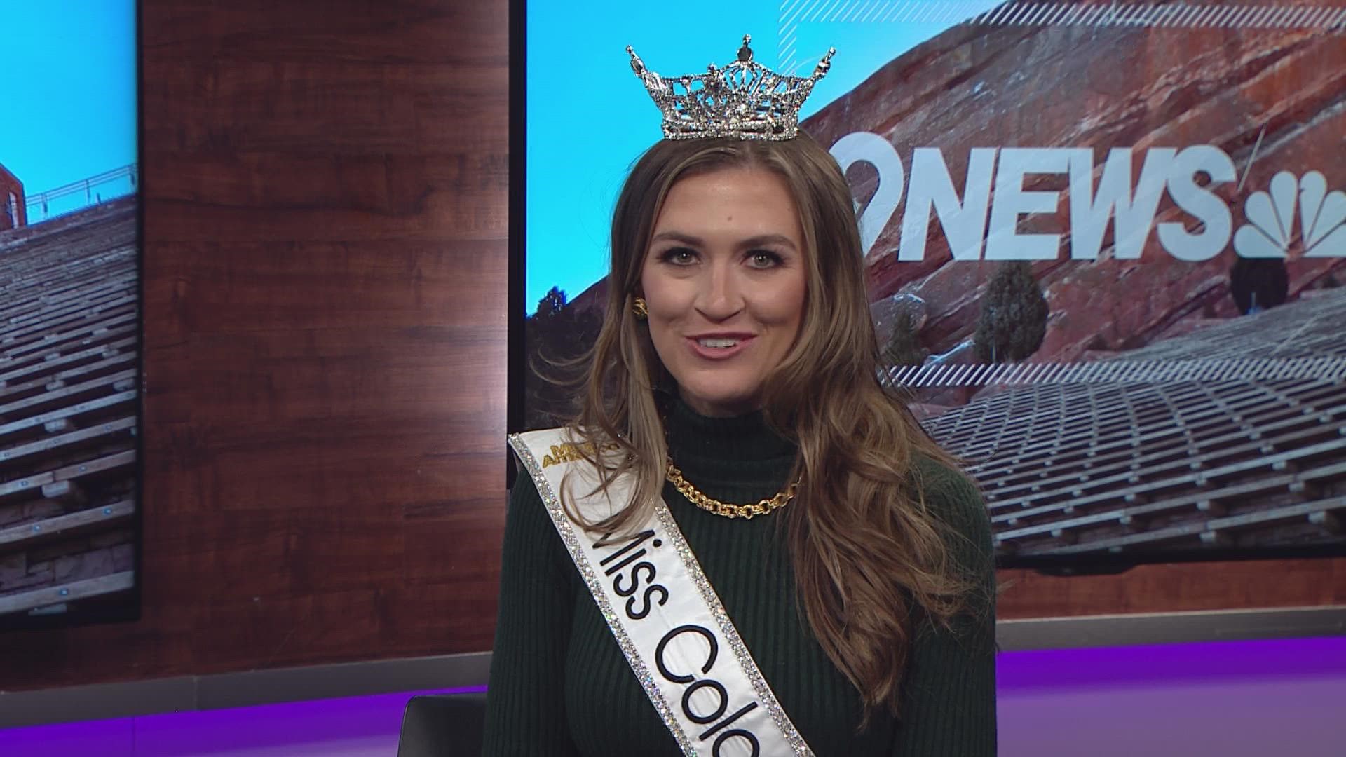 The Miss America Pageant is a week from tomorrow in Connecticut and Miss Colorado is here to tell us how she's prepping for the competition.