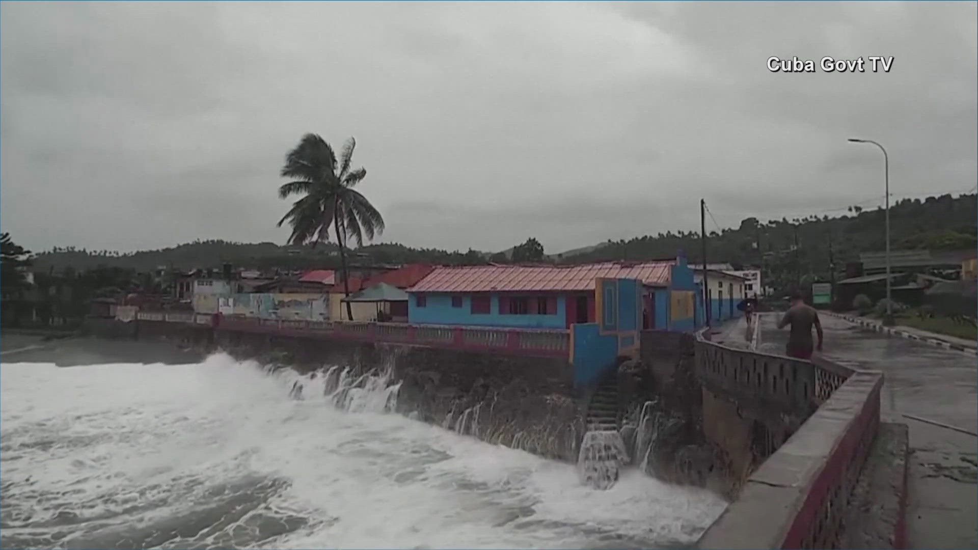 Hurricane Oscar made landfall in Cuba Sunday, bringing heavy rains, winds and storm surge.