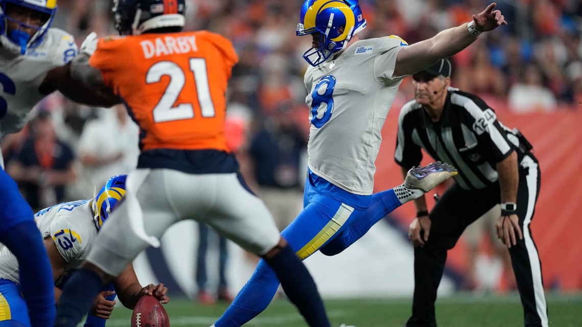 Los Angeles Rams defensive tackle Tanzel Smart gets set to run a play  during a preseason NFL football game against the Denver Broncos Saturday,  Aug. 24, 2019, in Los Angeles. (AP Photo/Mark