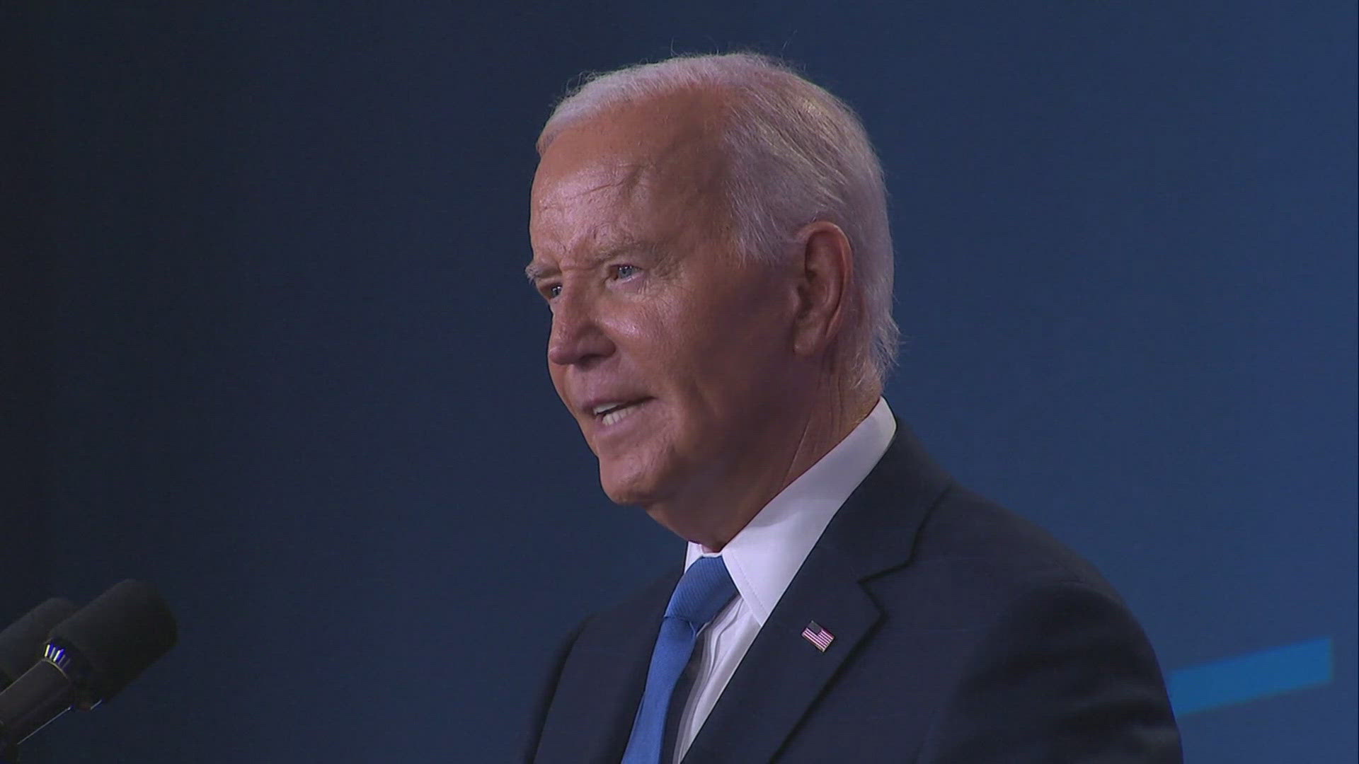 Biden was scheduled to speak in Nevada on Wednesday, but he canceled that speech.